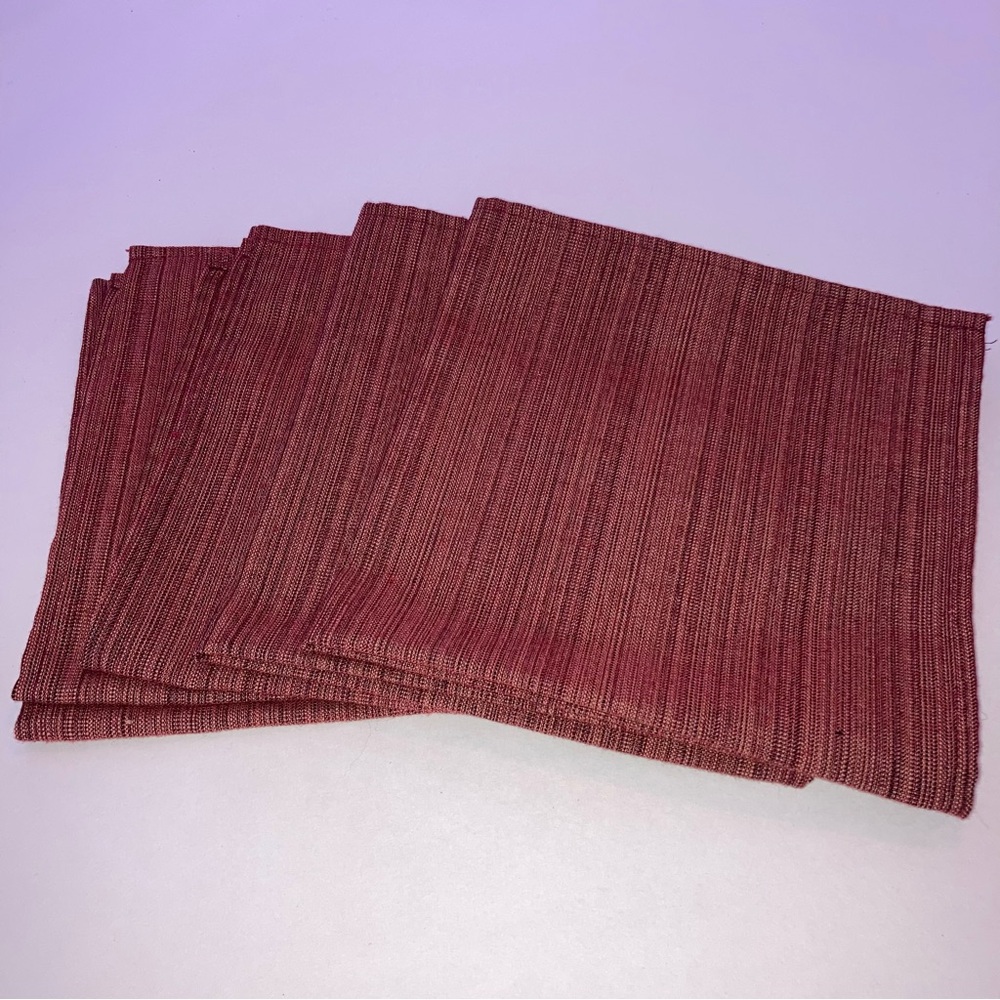 Burgundy Set of 4 Dining Table napkins 100% polyester